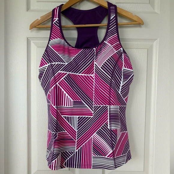 AMOENA Racerback Top Print - Picture 1 of 8